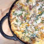 Sourdough Breakfast Strata with Herbs & Cheese