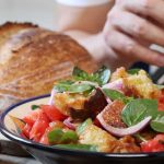 Crispy Sourdough Panzanella Salad