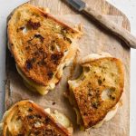 Sourdough Grilled Cheese with Caramelized Onion & Apple